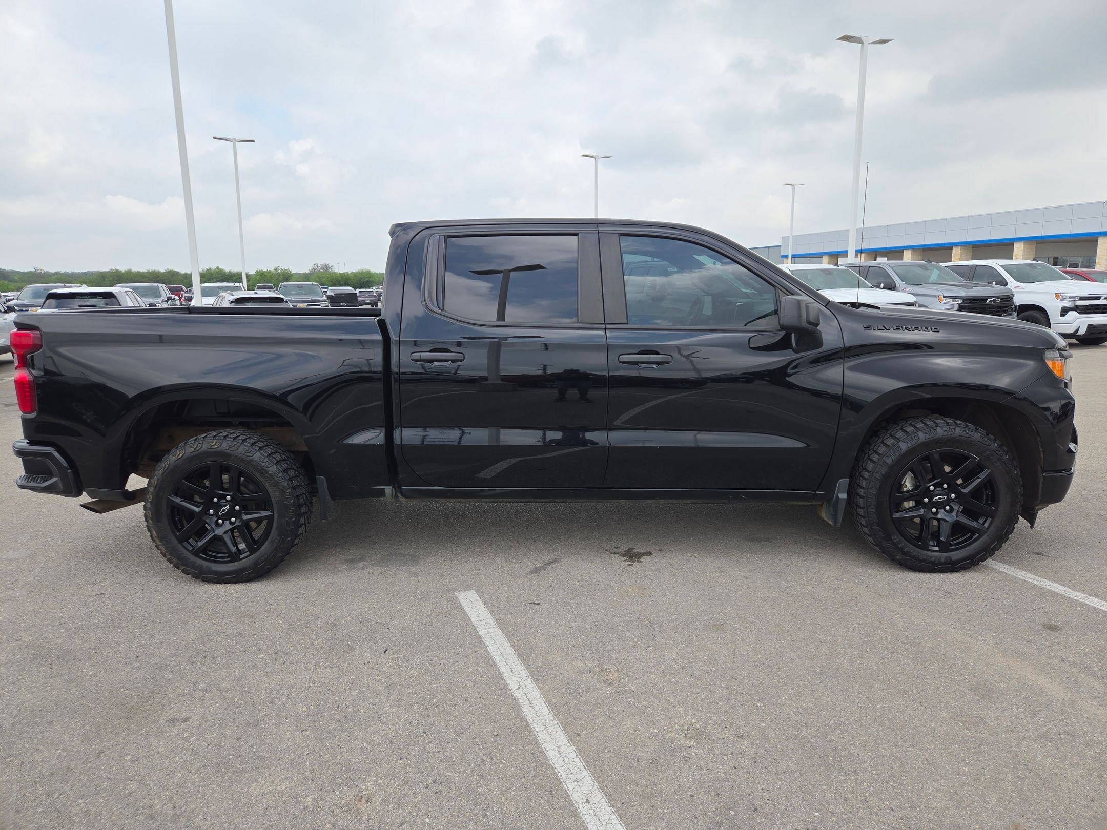 Certified 2023 Chevrolet Silverado 1500 Custom w/ LPO, Dark Essentials Package RWD image 2