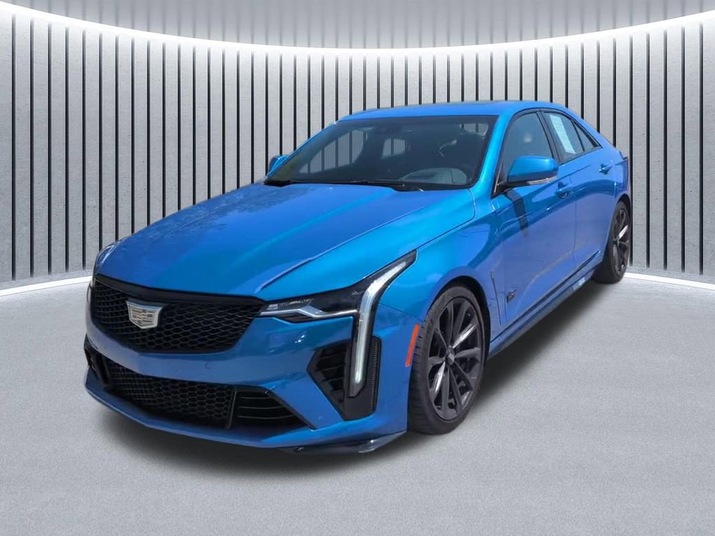 Used 2025 Cadillac CT4 V Blackwing w/ LPO, Blue Accent Package RWD image 15