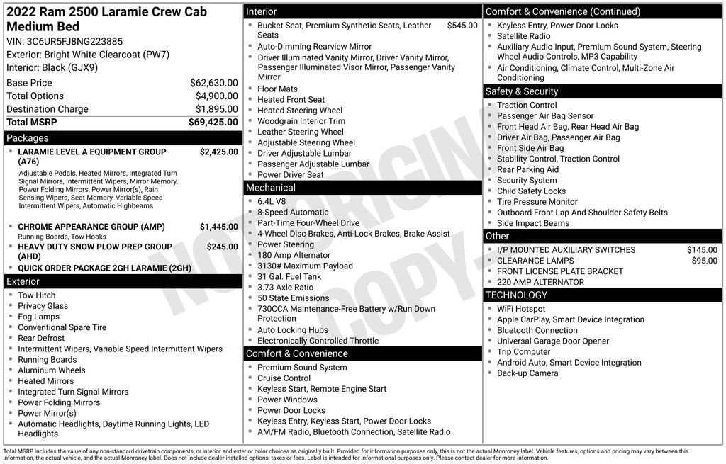 Used 2022 RAM 2500 Laramie AWD/4WD image 10