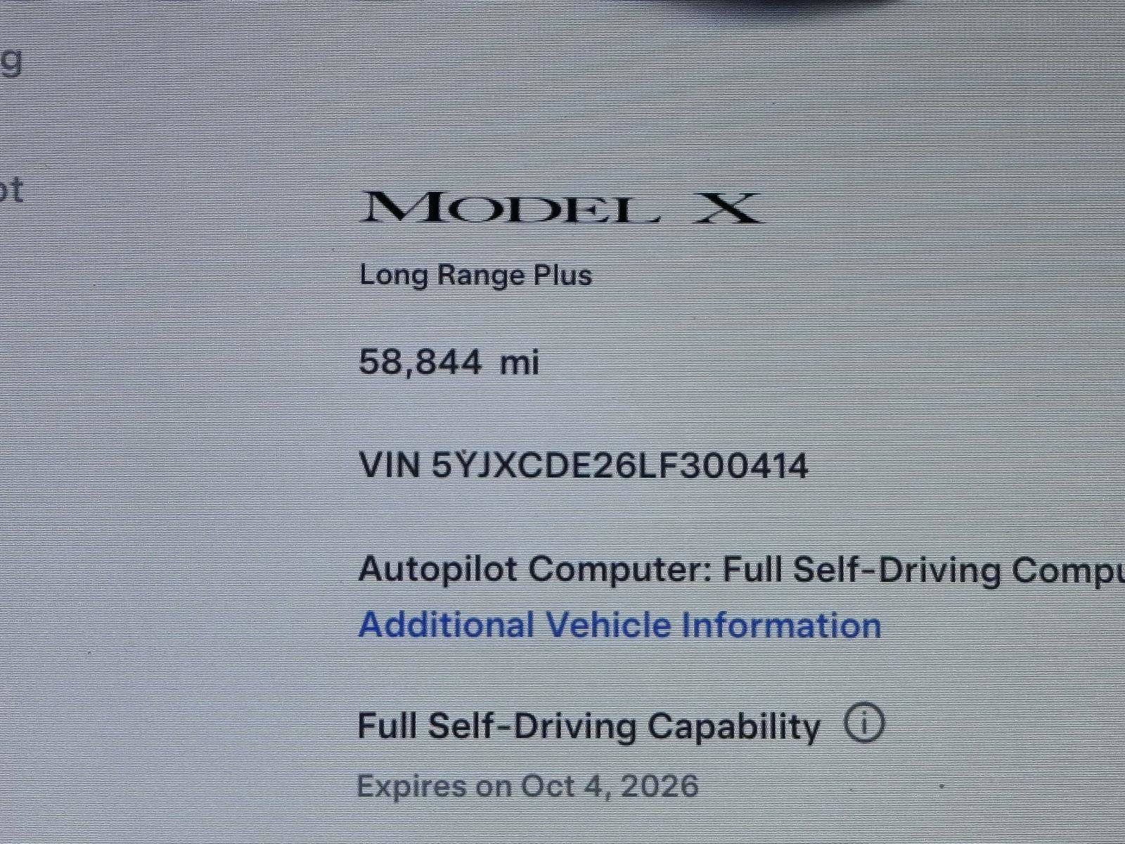 Used 2020 Tesla Model X Long Range AWD/4WD image 26