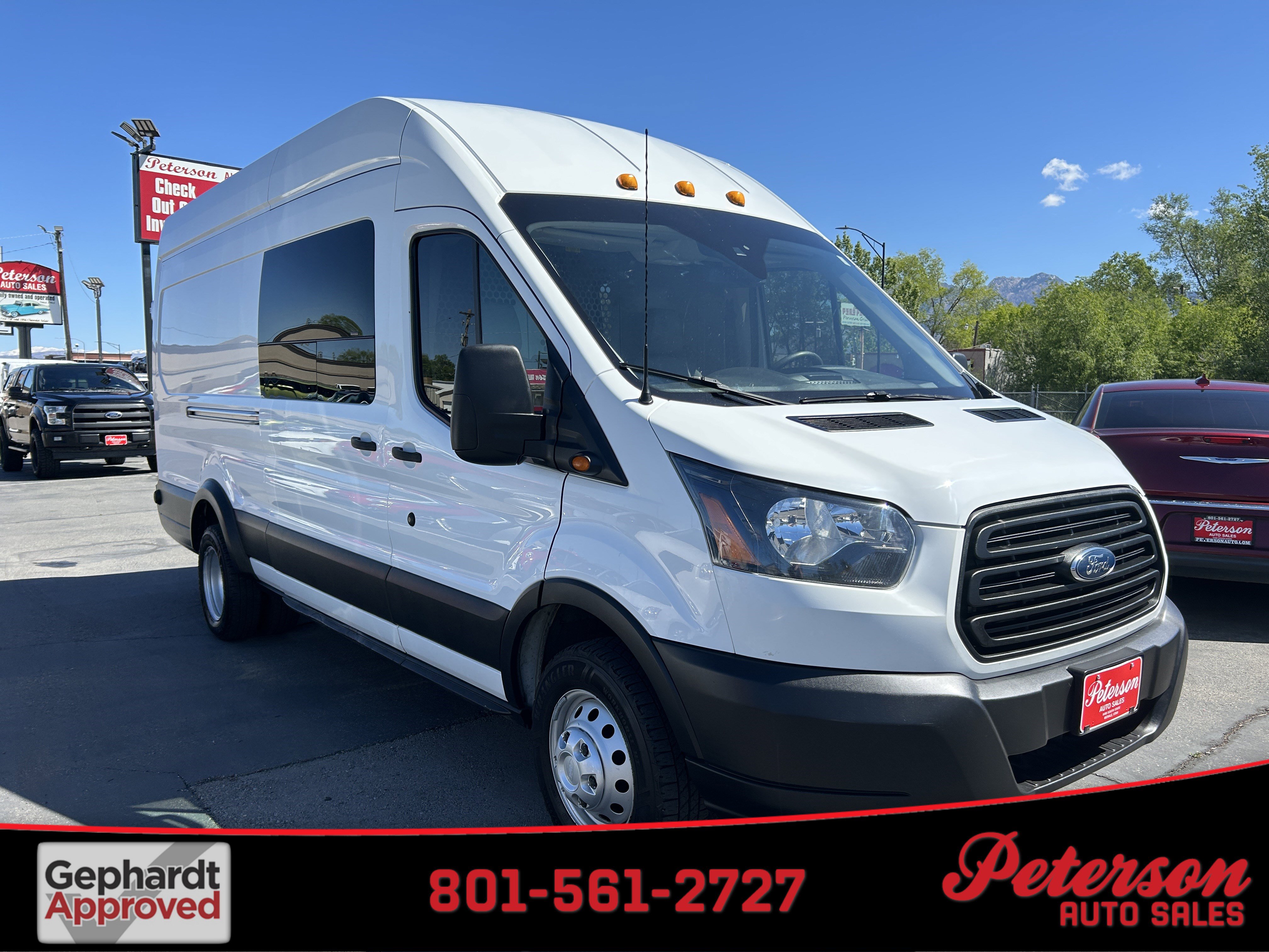 Used 2019 Ford Transit 350 148 High Roof Extended DRW RWD image 1