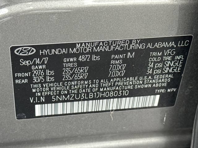 Used 2018 Hyundai Santa Fe Sport w/ 2.4L Value Package 02 FWD image 42