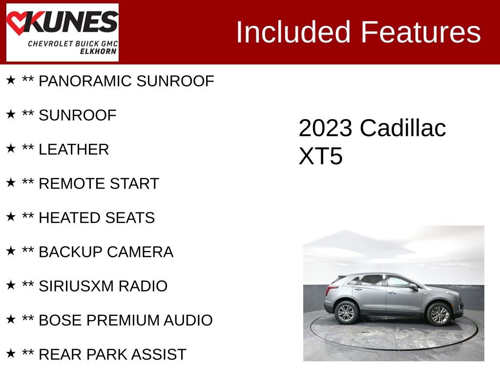 Used 2023 Cadillac XT5 Premium Luxury image 2