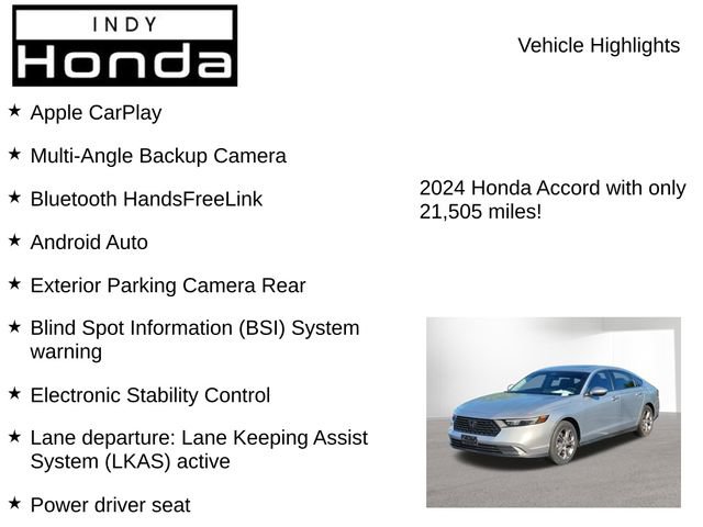 Used 2024 Honda Accord EX image 7
