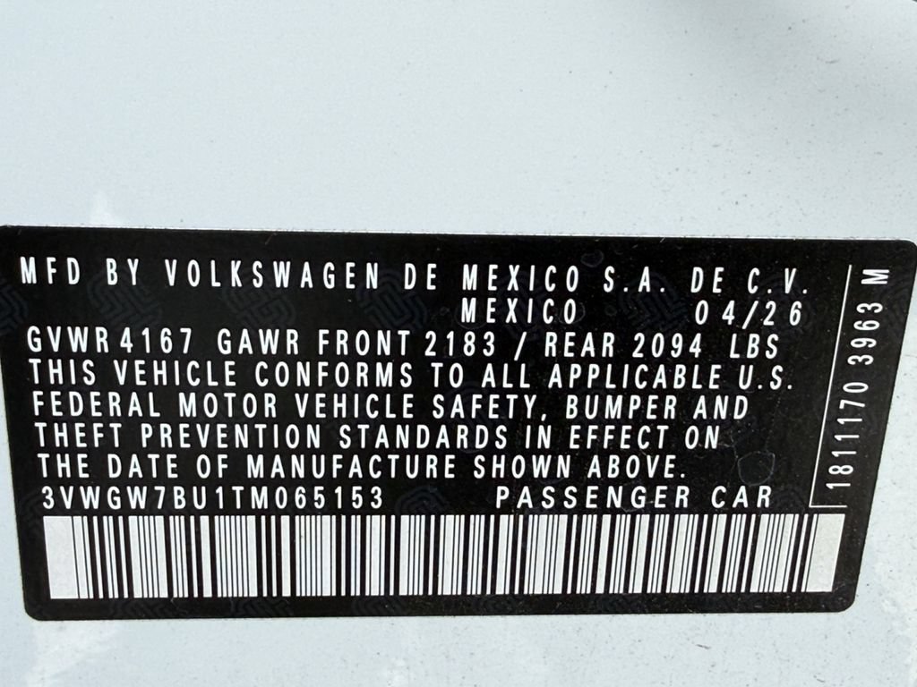 New 2026 Volkswagen Jetta SEL FWD image 28