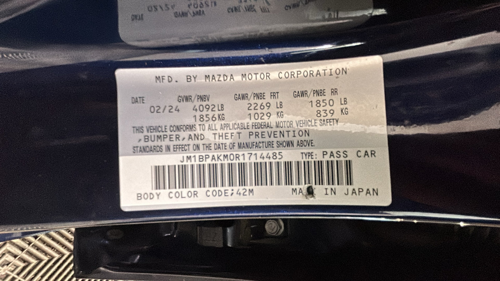 Used 2024 MAZDA MAZDA3 s FWD image 11