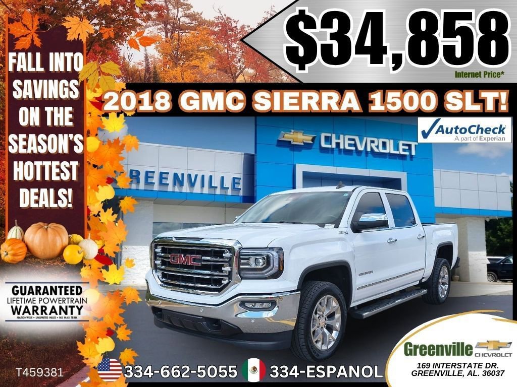 Used 2018 GMC Sierra 1500 SLT