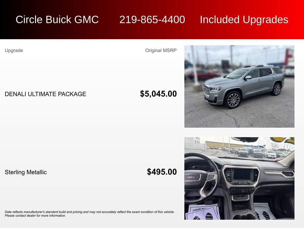 Used 2023 GMC Acadia Denali w/ Denali Ultimate Package AWD/4WD image 3