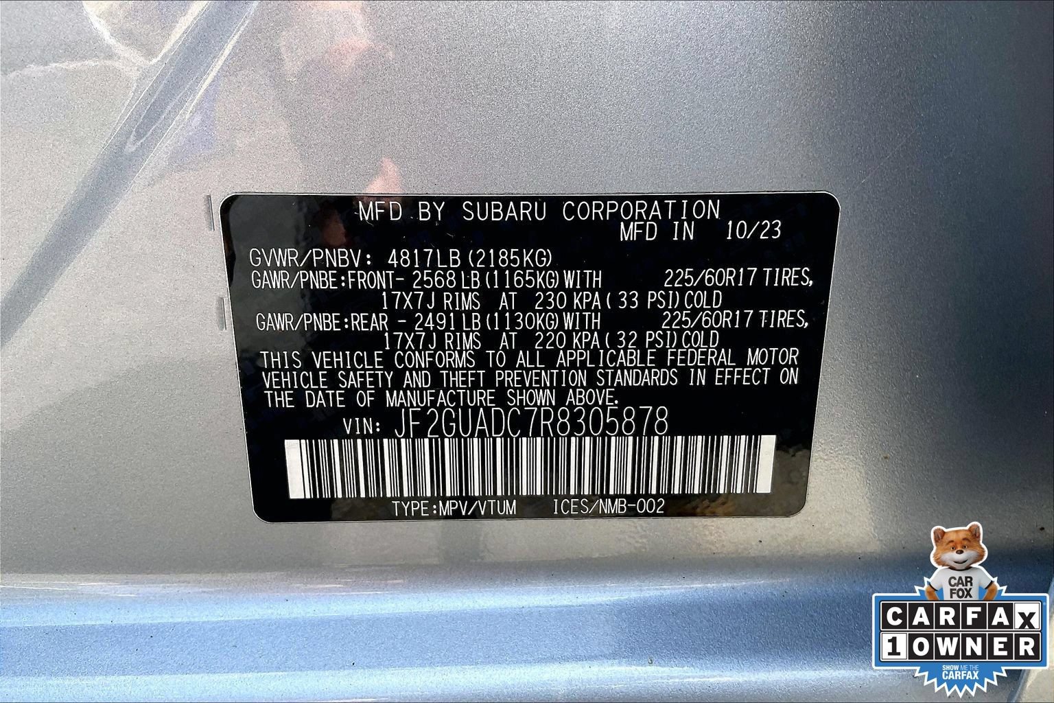 Certified 2024 Subaru Crosstrek 2.0i Premium AWD/4WD image 33