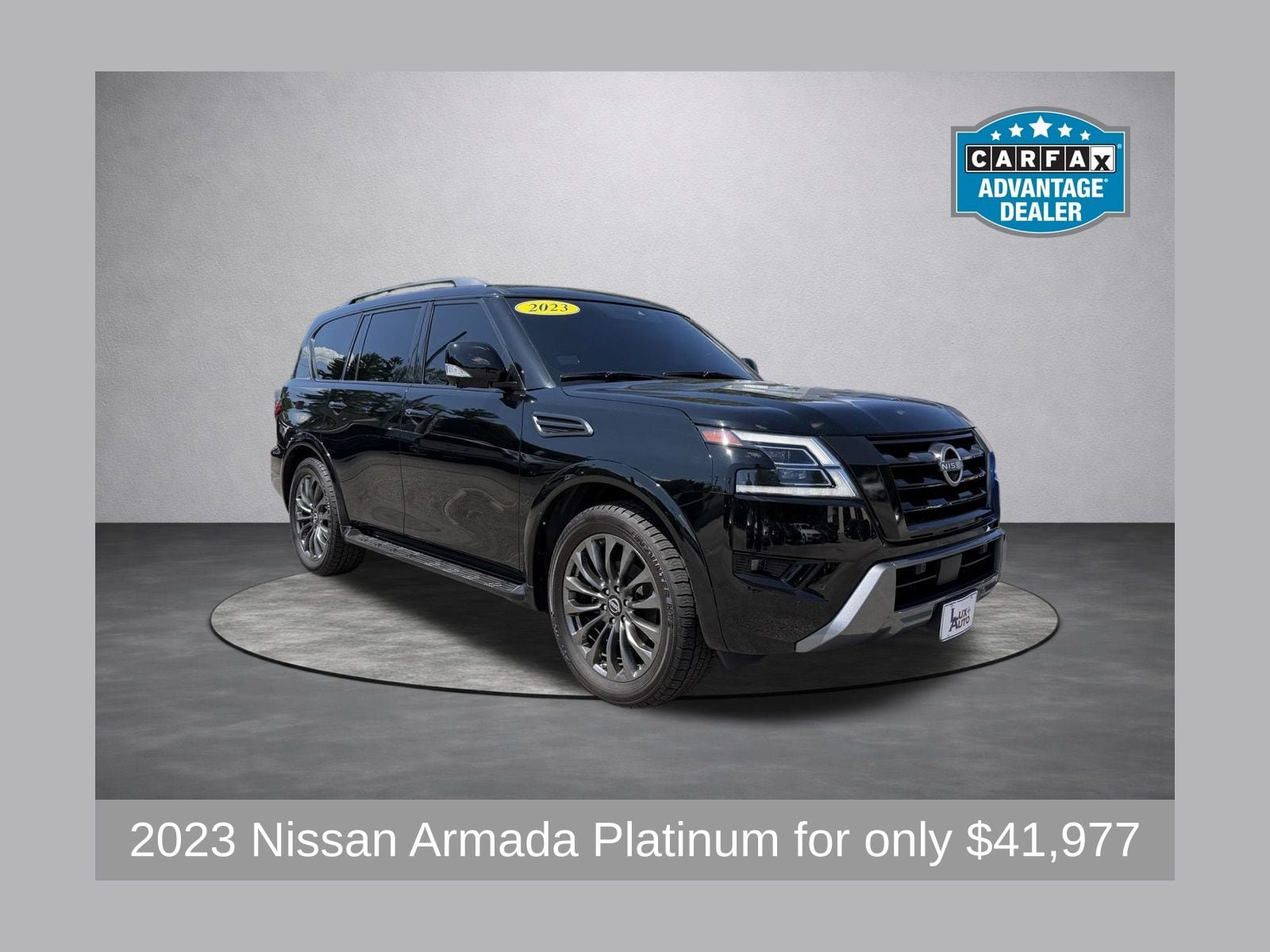 Used 2023 Nissan Armada Platinum w/ Captain's Chairs Package AWD/4WD image 1