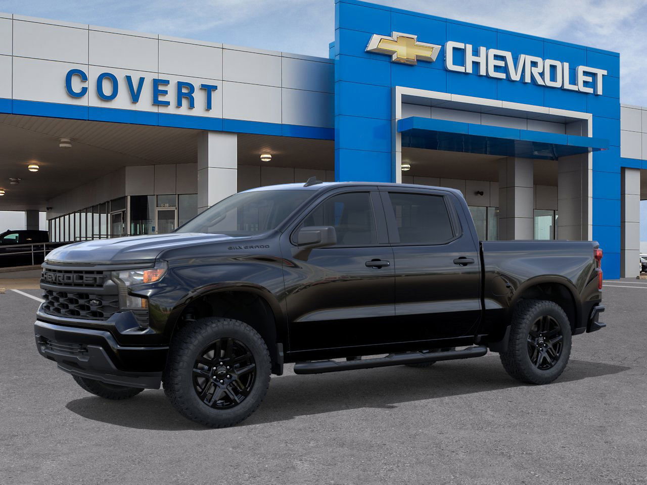 New 2026 Chevrolet Silverado 1500 Custom w/ Turbomax Blackout Package image 2