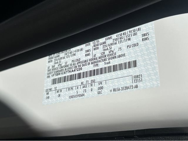 New 2026 Ford Transit 250 Base w/ Load Area Protection Package image 7