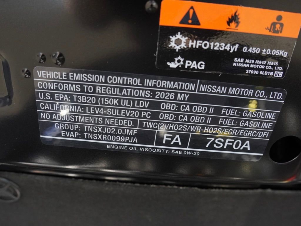 New 2026 Nissan Sentra SV image 24