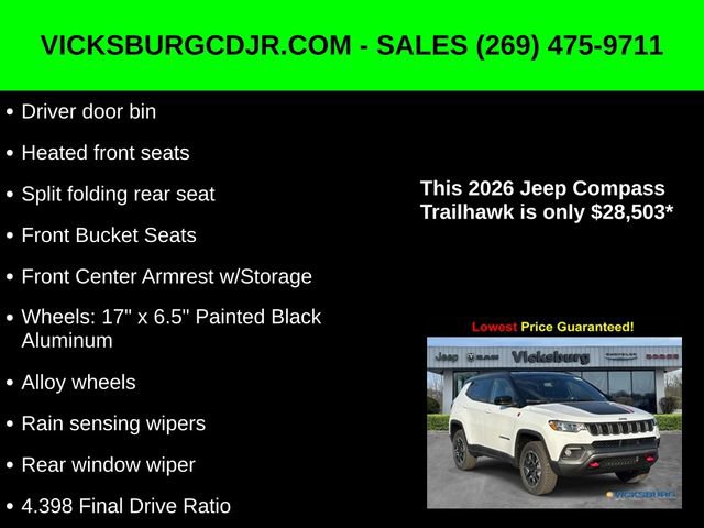 New 2026 Jeep Compass Trailhawk image 33