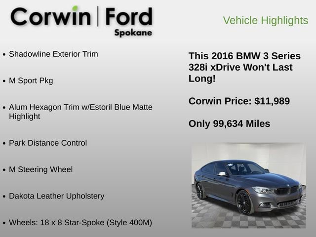 Used 2016 BMW 328i Gran Turismo xDrive image 30