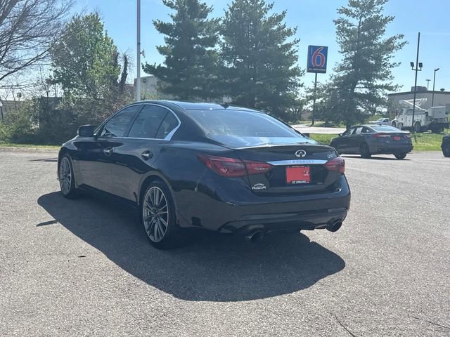 Used 2020 INFINITI Q50 Red Sport 400 w/ Proactive Package image 7