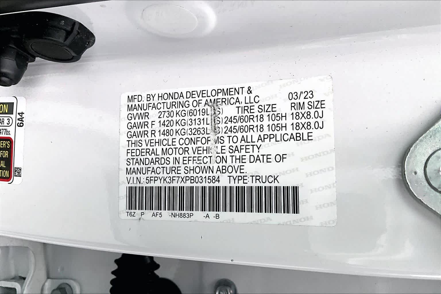 Used 2023 Honda Ridgeline RTL-E image 34