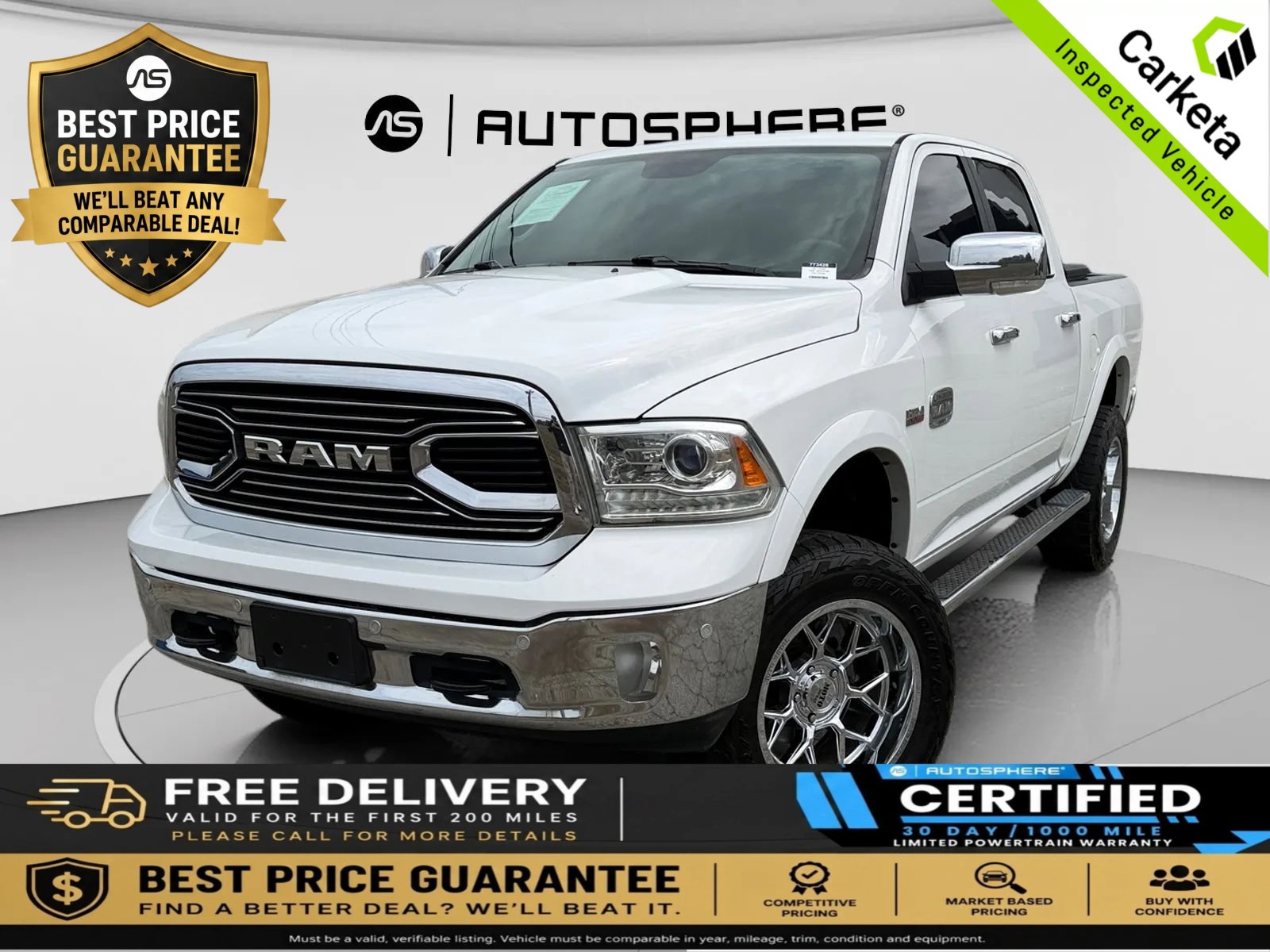 Used 2017 RAM 1500 Laramie Longhorn RWD image 1