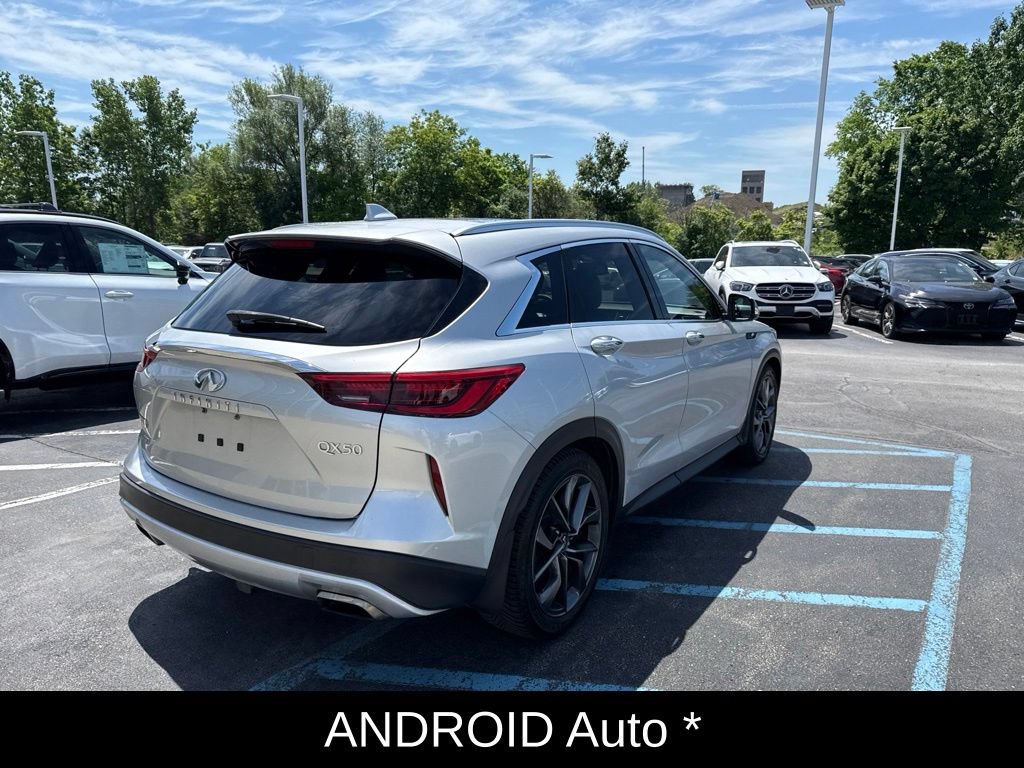 Used 2021 INFINITI QX50 Autograph w/ Premium White Leather Package AWD/4WD image 4