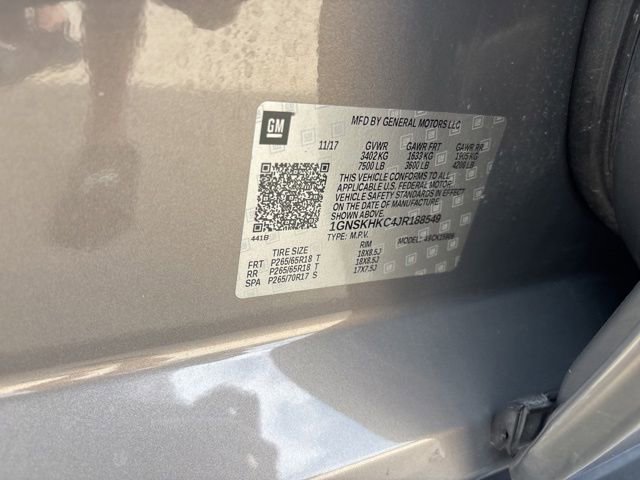 Used 2018 Chevrolet Suburban LT AWD/4WD image 10