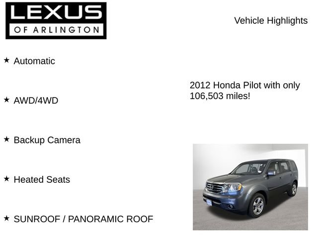 Used 2012 Honda Pilot EX-L image 7