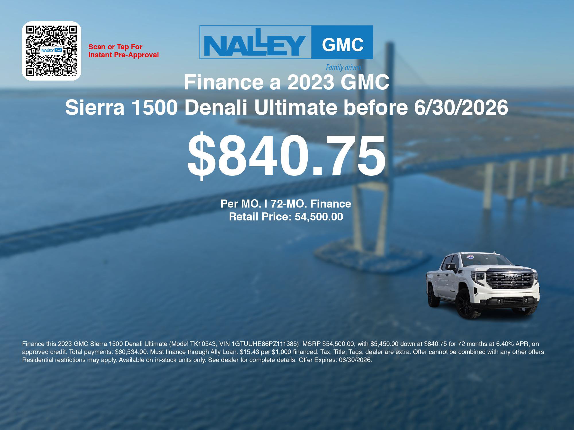 Used 2023 GMC Sierra 1500 Denali Ultimate AWD/4WD image 3