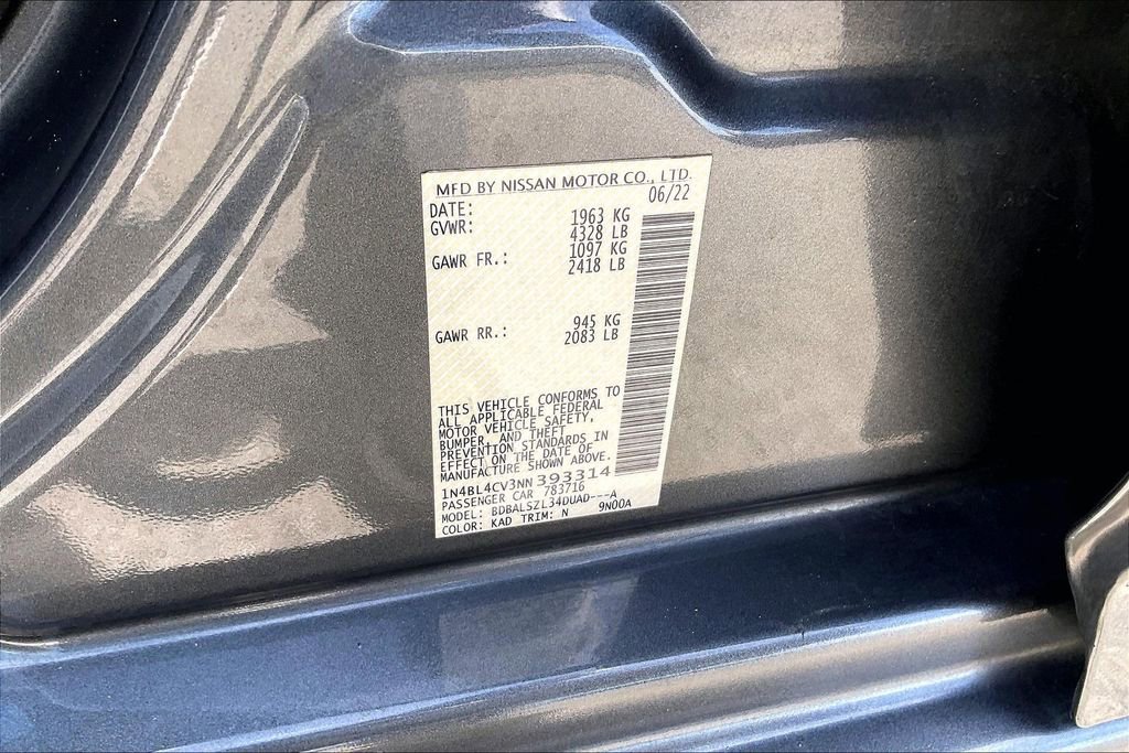 Used 2022 Nissan Altima 2.5 SR w/ Midnight Edition Package image 16