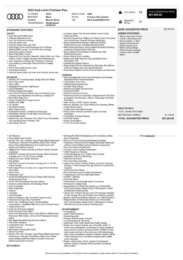 Used 2022 Audi e-tron Premium Plus image 3