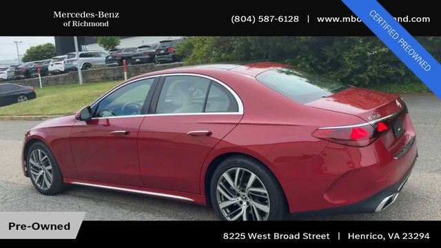Used 2025 Mercedes-Benz E 350 4MATIC Sedan image 8