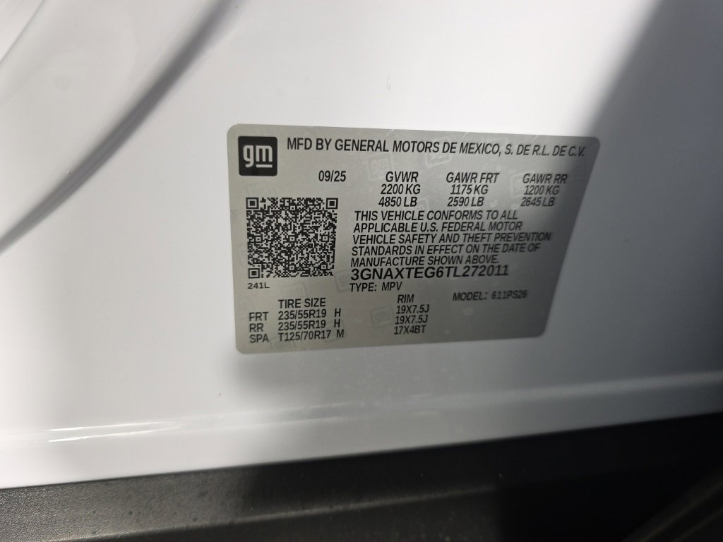 New 2026 Chevrolet Equinox RS w/ Convenience Package III image 11