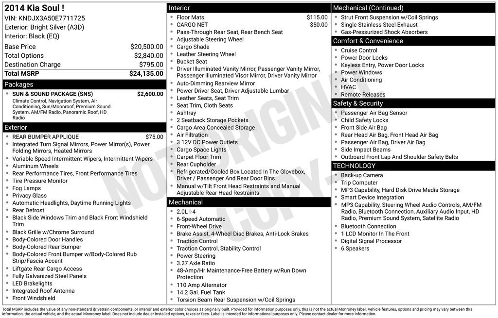 Used 2014 Kia Soul ! w/ Sun & Sound Package FWD image 6