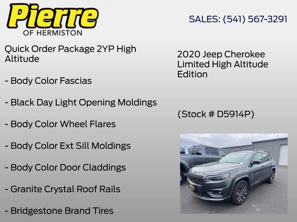 Used 2020 Jeep Cherokee High Altitude AWD/4WD image 5
