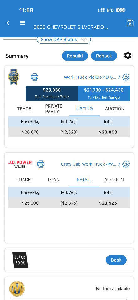 Used 2020 Chevrolet Silverado 1500 W/T w/ WT Value Package image 17