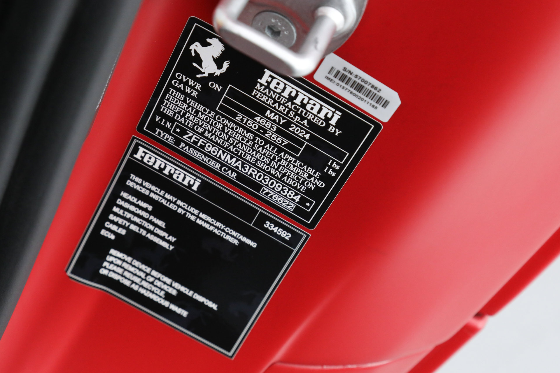 Certified 2024 Ferrari SF90 Spider AWD/4WD image 47