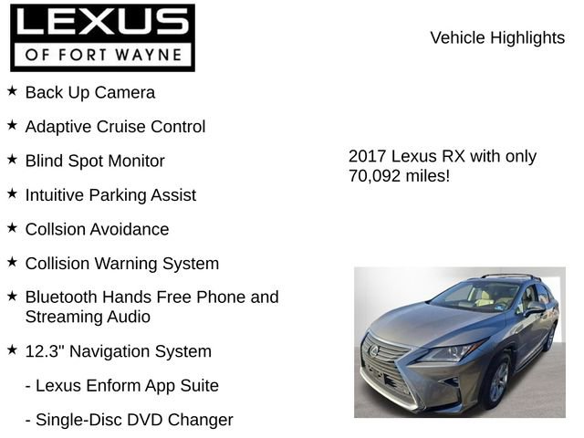 Used 2017 Lexus RX 350 AWD image 7