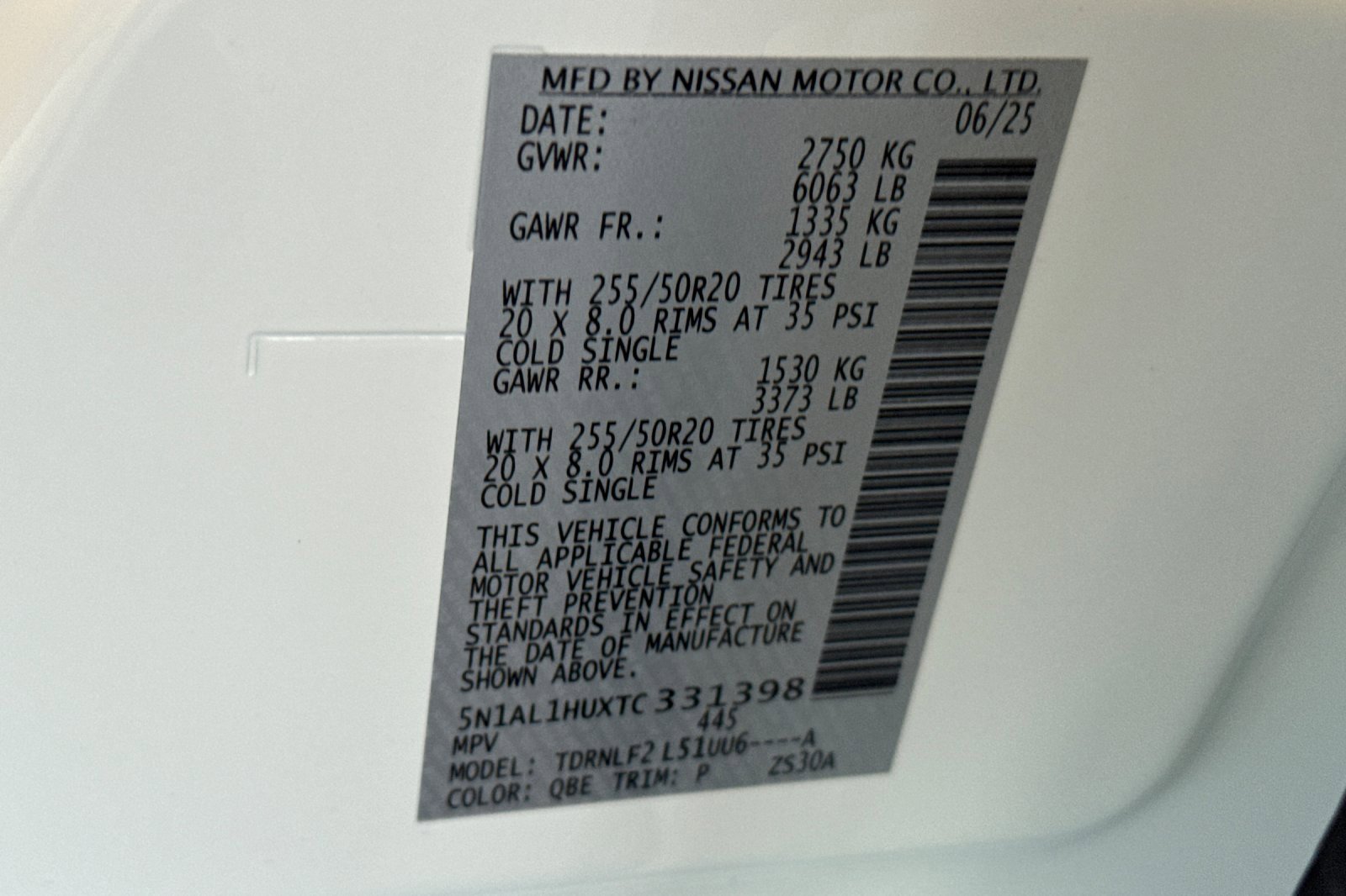 New 2026 INFINITI QX60 Autograph w/ Dark Cargo Package image 33