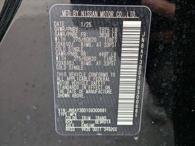 Used 2025 Nissan Armada SL w/ Convenience Package RWD image 23