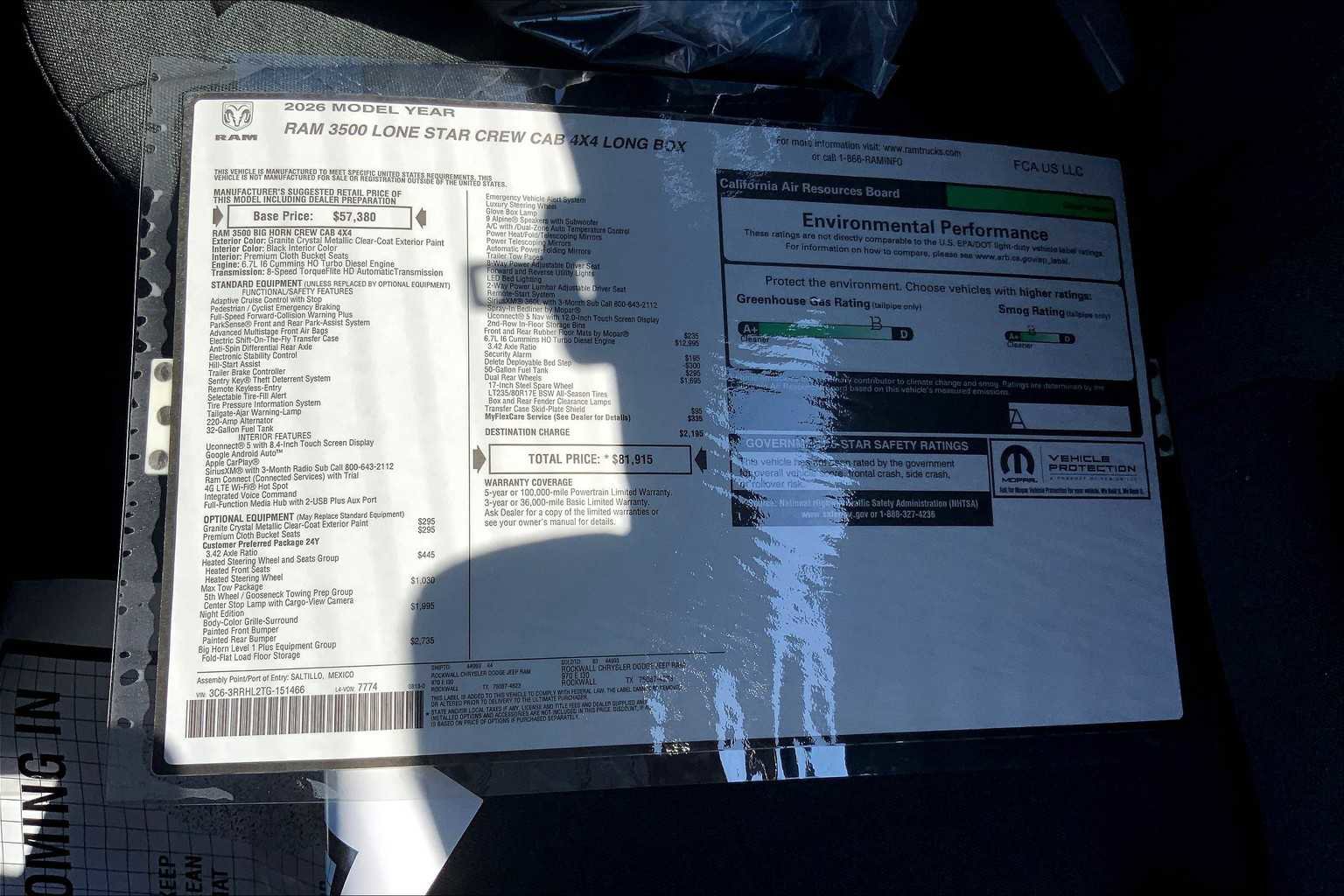 New 2026 RAM 3500 Lone Star image 19
