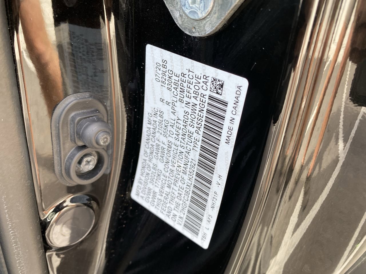 Certified 2020 Honda Civic EX image 23