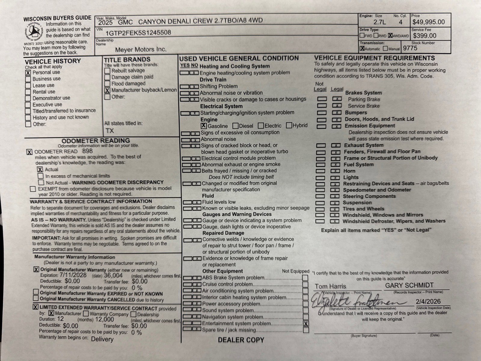 Used 2025 GMC Canyon Denali image 29