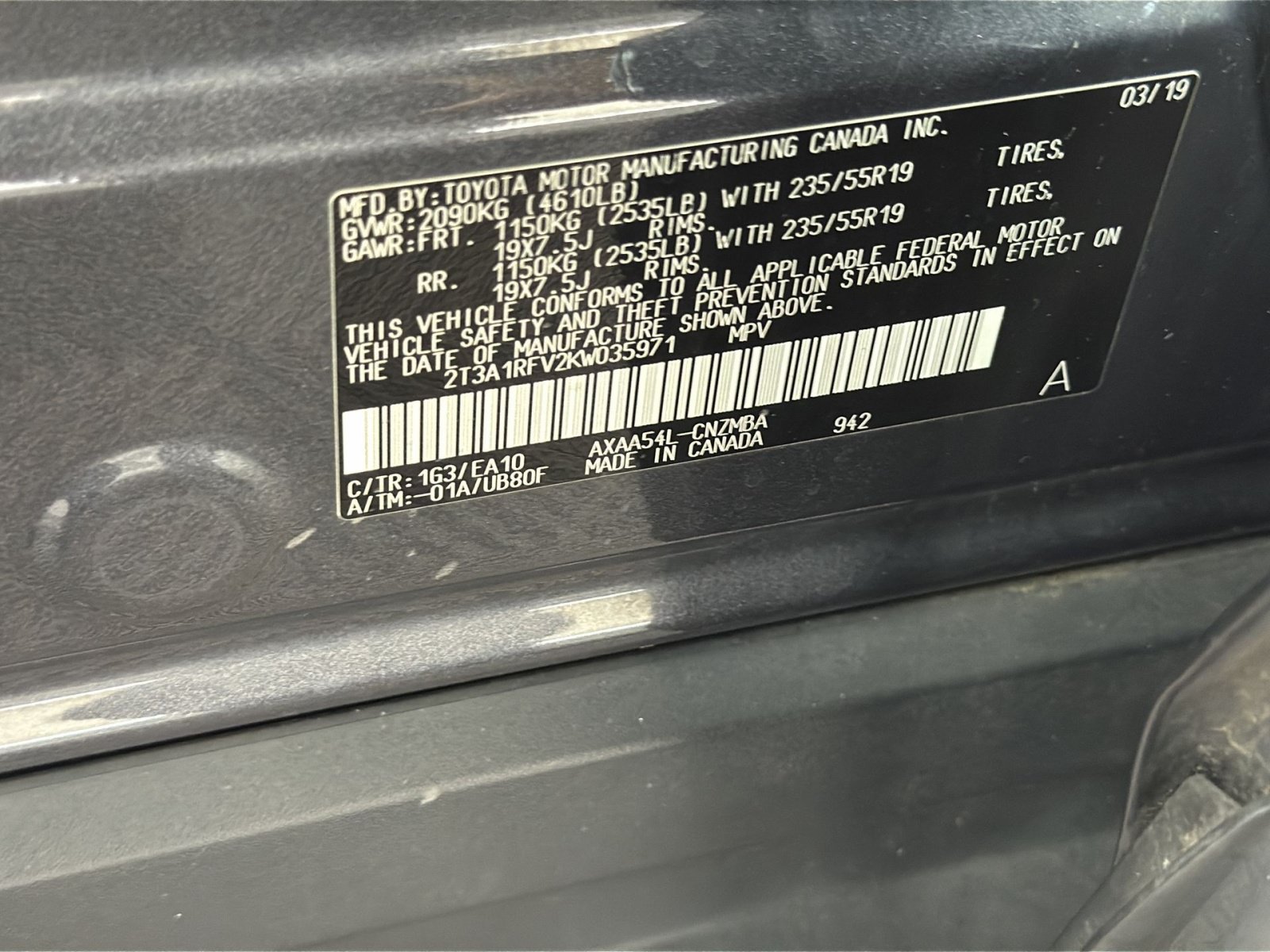 Used 2019 Toyota RAV4 XLE Premium w/ Cold Weather Package AWD/4WD image 28