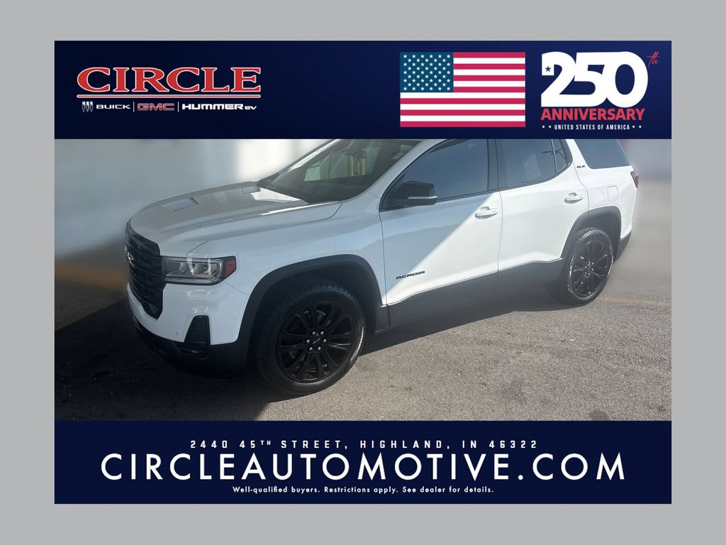 Used 2021 GMC Acadia SLE w/ Driver Convenience Package FWD image 1