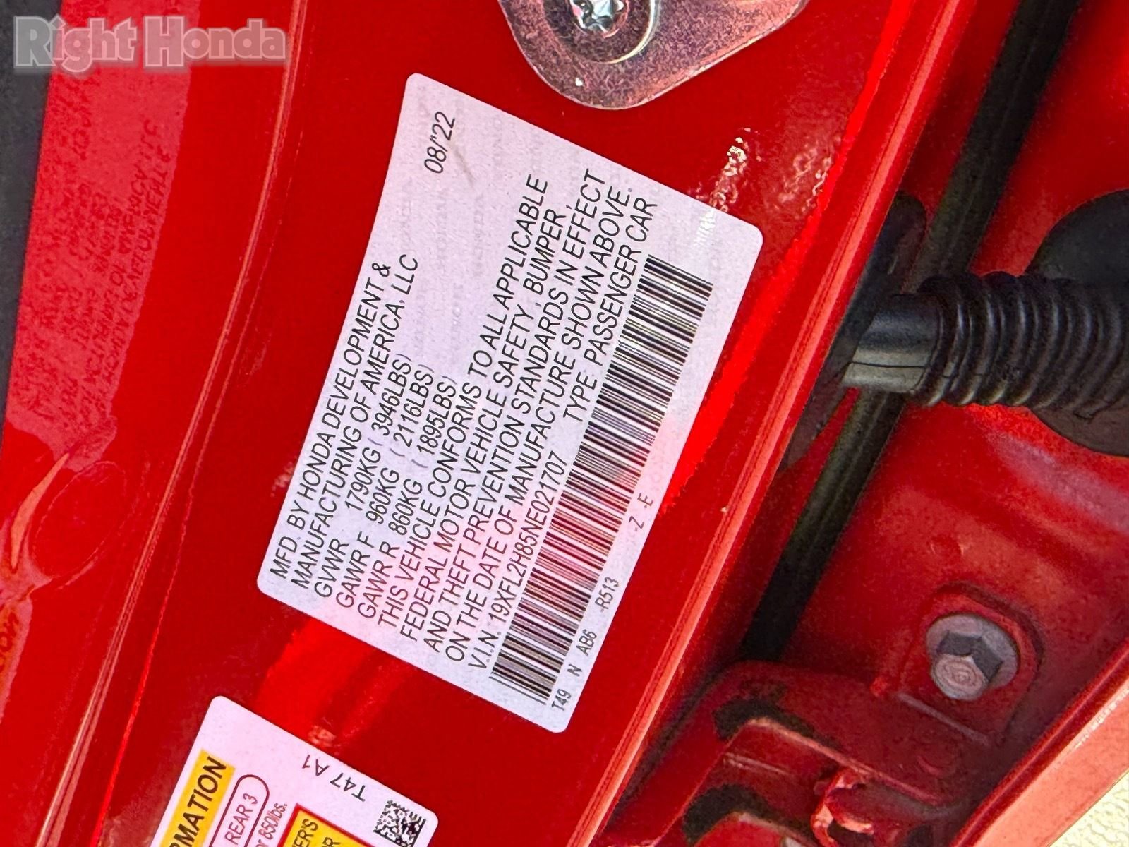 Certified 2022 Honda Civic Sport image 35