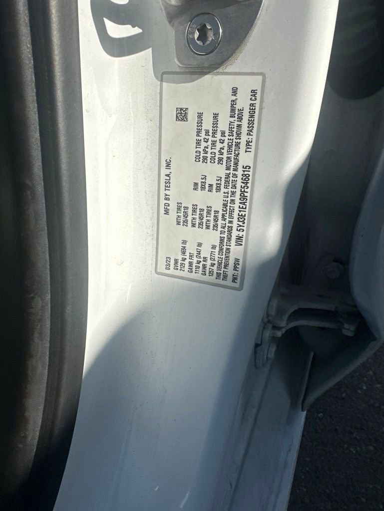 Used 2023 Tesla Model 3 Standard Range RWD image 11