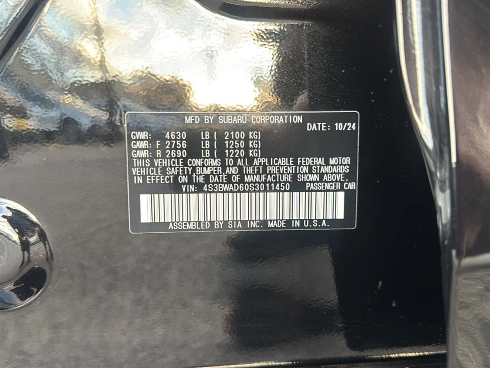 Certified 2025 Subaru Legacy Premium image 43