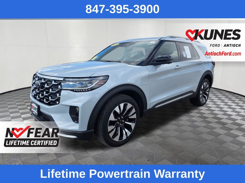 Used 2025 Ford Explorer Platinum w/ LUX Leather Package AWD/4WD image 3