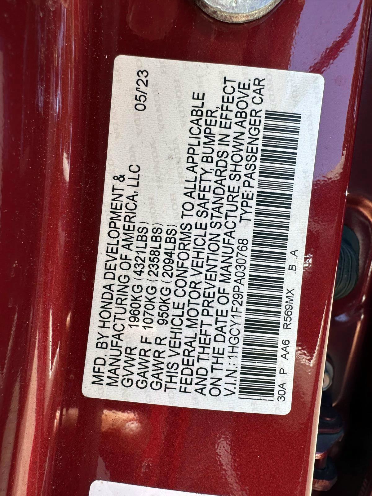 Used 2023 Honda Accord LX image 34