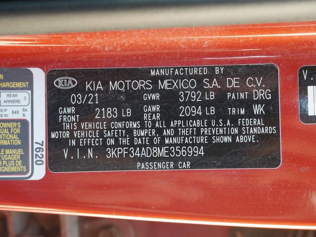 Used 2021 Kia Forte GT-Line FWD image 24