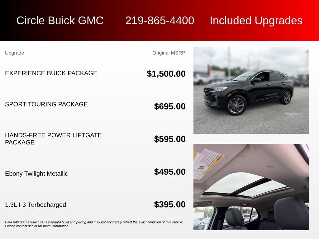 Used 2022 Buick Encore GX Select w/ Experience Buick Package FWD image 3