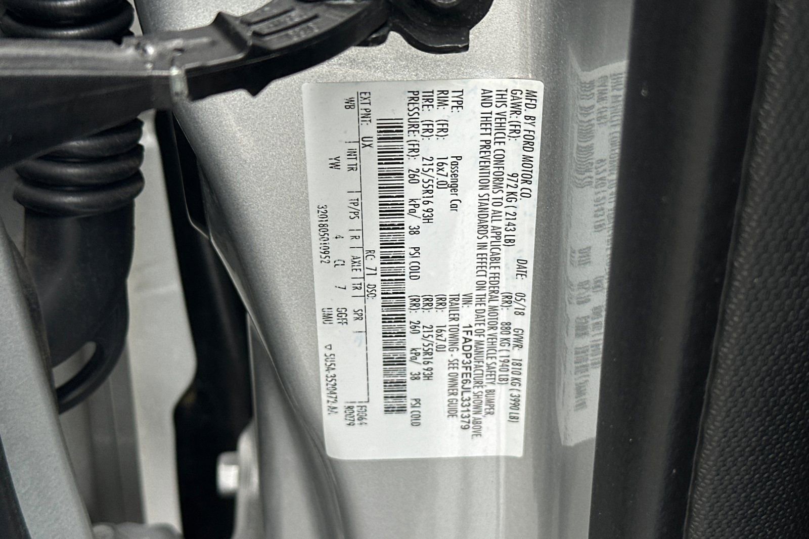 Certified 2018 Ford Focus SE FWD image 26